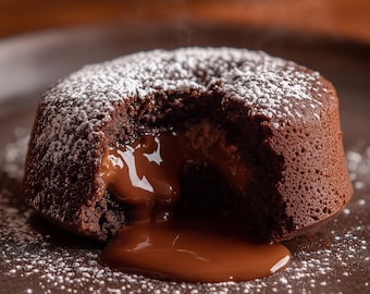 MEILLEURE RECETTE pour mini-gâteaux de lave au chocolat fourrés surprise | Mini-gâteaux de lave au chocolat Recette | Mini gâteaux fondus | Ebook | Télécharger
