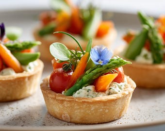 LA MEJOR RECETA de Tartaletas de Verduras de Primavera / Aperitivo elegante para el brunch de Pascua / Ebook / Descarga
