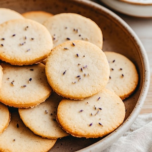 Best Recipe for Lavender Honey Shortbread | Elegant Tea Cookie | Lavender Honey Shortbread Cookies Recipe | Floral Cookie | Ebook | Download