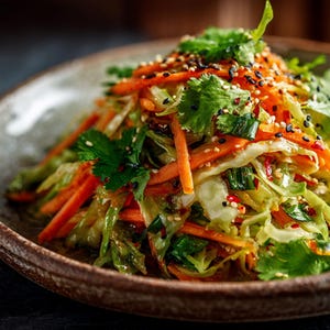 BÄSTA RECEPTET på asiatisk ungkålssallad med sesam och ingefära | Vegetarisk tillbehör | Snabb 15 minuter | E-bok | Ladda ner