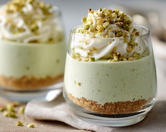MEILLEURE RECETTE pour des moules de gâteau au fromage Rêve pistache | élégant dessert sans cuisson | Ebook | Télécharger