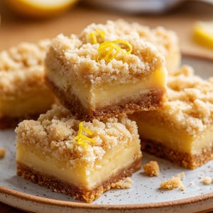 BEST RECIPE for Buttery Lemon Crumb Bars | Easy Dessert Squares | Homemade Lemon Dessert | Easy Recipe | Summer Treat | Ebook | Download