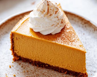 BEST RECIPE for Pumpkin Cheesecake | Autumn Dessert Recipe | Creamy Fall Dessert | Fall Baking| Ebook | Download