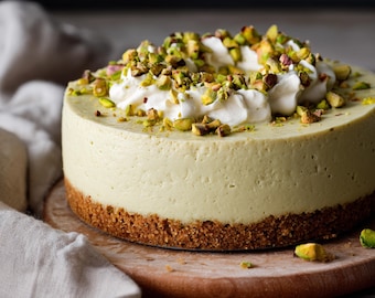 MEILLEURE RECETTE pour le gâteau au fromage à la pistache le plus simple | Gâteau facile au four | Dessert crémeux | Ebook | Télécharger