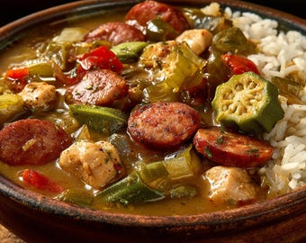 BEST RECIPE for Classic Louisiana Gumbo | One-Pot Cajun Creole Stew | Ebook | Download