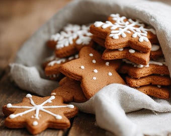 MEILLEURE RECETTE de biscuits au pain d'épice | Gâterie de Noël facile | Cuisine festive | Ebook | Télécharger