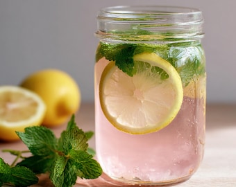 LA MEJOR RECETA de Bebida de Sal Rosa del Himalaya / Agua de Sal Rosa para el Bienestar / Bebida Viral Glow / Ebook / Descarga