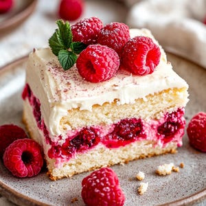 BEST RECIPE for Raspberry Cream Sponge Cake | Layered Raspberry Whipped Cream Cake Recipe | Summer Dessert Recipe | Ebook | Download