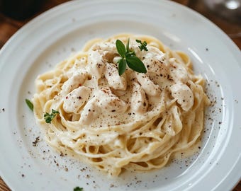 Meilleure recette de poulet crémeux Alfredo dans une casserole | Recette de dîner maison | Cuisine facile | Recette de pâtes maison classique | Ebook | Télécharger
