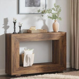 Farmhouse Console Table Entryway Console Table, With Storage, Hallway Decorative Table, For Living Room, Entryway