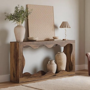 Console Table for Entryway – Modern Side Table for Hallway and Living Room