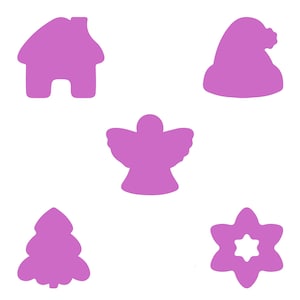 Christmas Cookie Cutter STL Pack: Holiday Baking Shapes (Digital Download