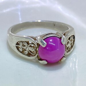 Natural Star Ruby Red Gemstone 925 Sterling Silver Mens Handmade Ring All Sizes