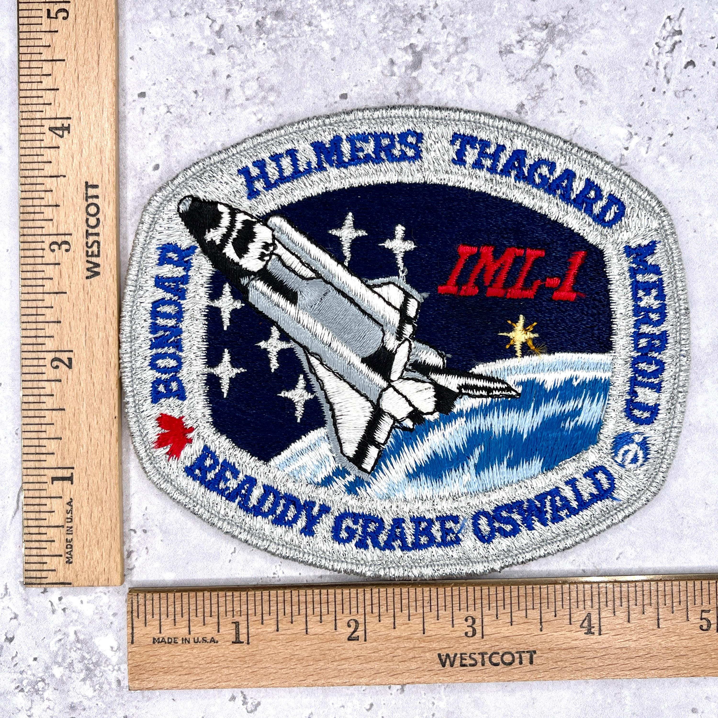 ヴィンテージNASA STS-42パッチ • IML-1微小重力実験室 • スペース