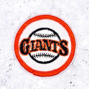 Patch vintage do San Francisco Giants • Logotipo da MLB • 5 cm (2") para passar a ferro - Novo em folha