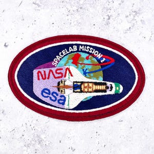 Vintage NASA Spacelab 1 Patch • ESA STS-9 Shuttle Mission • 5.75" Badge