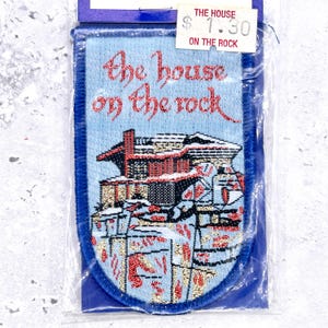 Vintage House on the Rock Patch • Wisconsin Attraction Travel Souvenir • Iron-On NOS