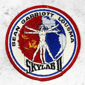 Vintage Skylab 2 Patch • NASA Space Station II • Astronaut Mission 4&quot; Badge