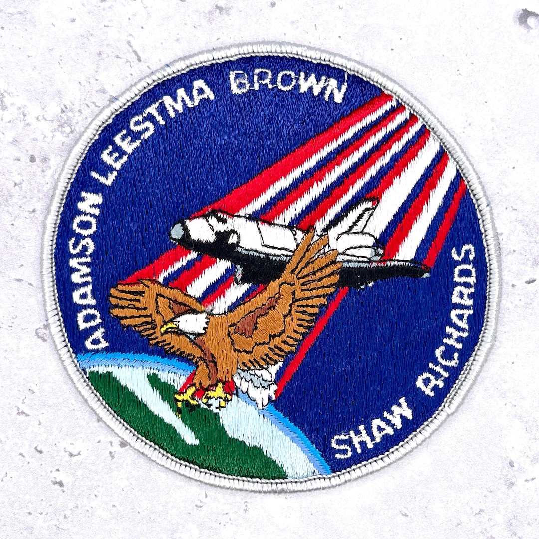 Vintage NASA STS-28 Patch • Space Shuttle Columbia • Mission Crew Badge ...