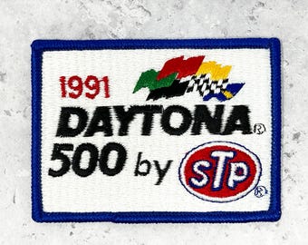 1995 Daytona 500 Iron-on Vintage Embroidered Clothing Patch