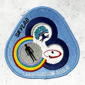 Vintage Skylab 3 Patch • NASA Space Station III • Astronaut Mission 4&quot; Badge