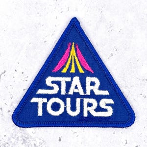 ヴィンテージ スターツアーズ パッチ • スターウォーズ ウォルトディズニーアトラクション • アイロン接着式 NOS