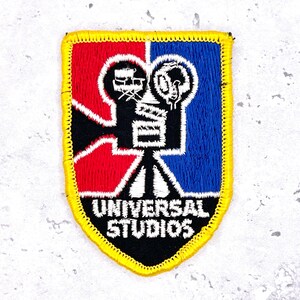 Vintage Universal Studios Patch • Hollywood Theme Park Souvenir • Sew-On