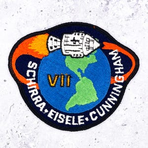 Vintage Apollo 7 Patch NASA Mission VII Astronaut 4.5" Diameter