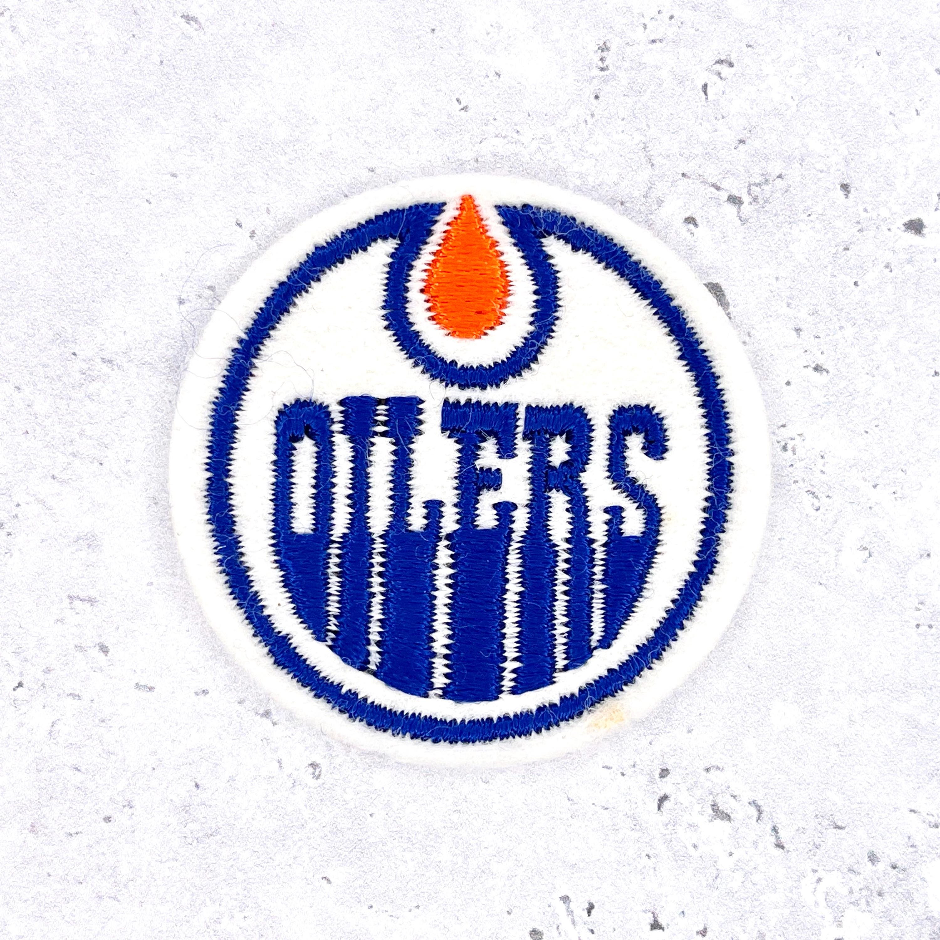 Edmonton Oilers Primary Logo Hook Patch (Small) - Embroidered Velcro Patch For Jackets, Bags & More