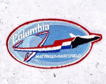 Vintage NASA STS-4-patch • Spaceshuttle Columbia • Mission Crew-badge NOS