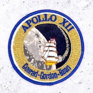 Vintage Apollo 12 Patch NASA Mission XII Astronaut 10 cm