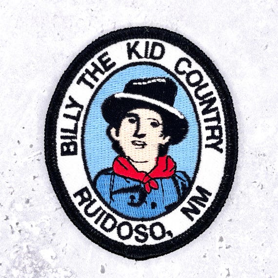 Billy the Kid Country Patch • Ruidoso New Mexico Old West • Iron-On NOS