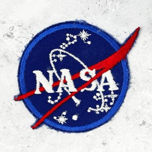 Vintage NASA Meatball Logo Patch 80s Astronaut 3"