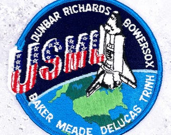 Vintage NASA STS-50-patch • Columbia Space Shuttle Mission • 4" USML-badge voor bemanning