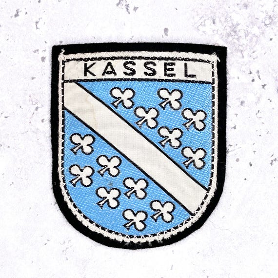 Vintage Kassel Patch • Germany City Crest Travel Souvenir • Sew-On