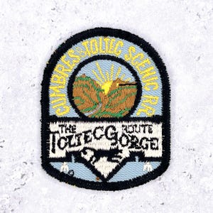 Vintage Toltec Gorge Route Patch • Cumbres Scenic Railroad Train • 2.5" Sew-On