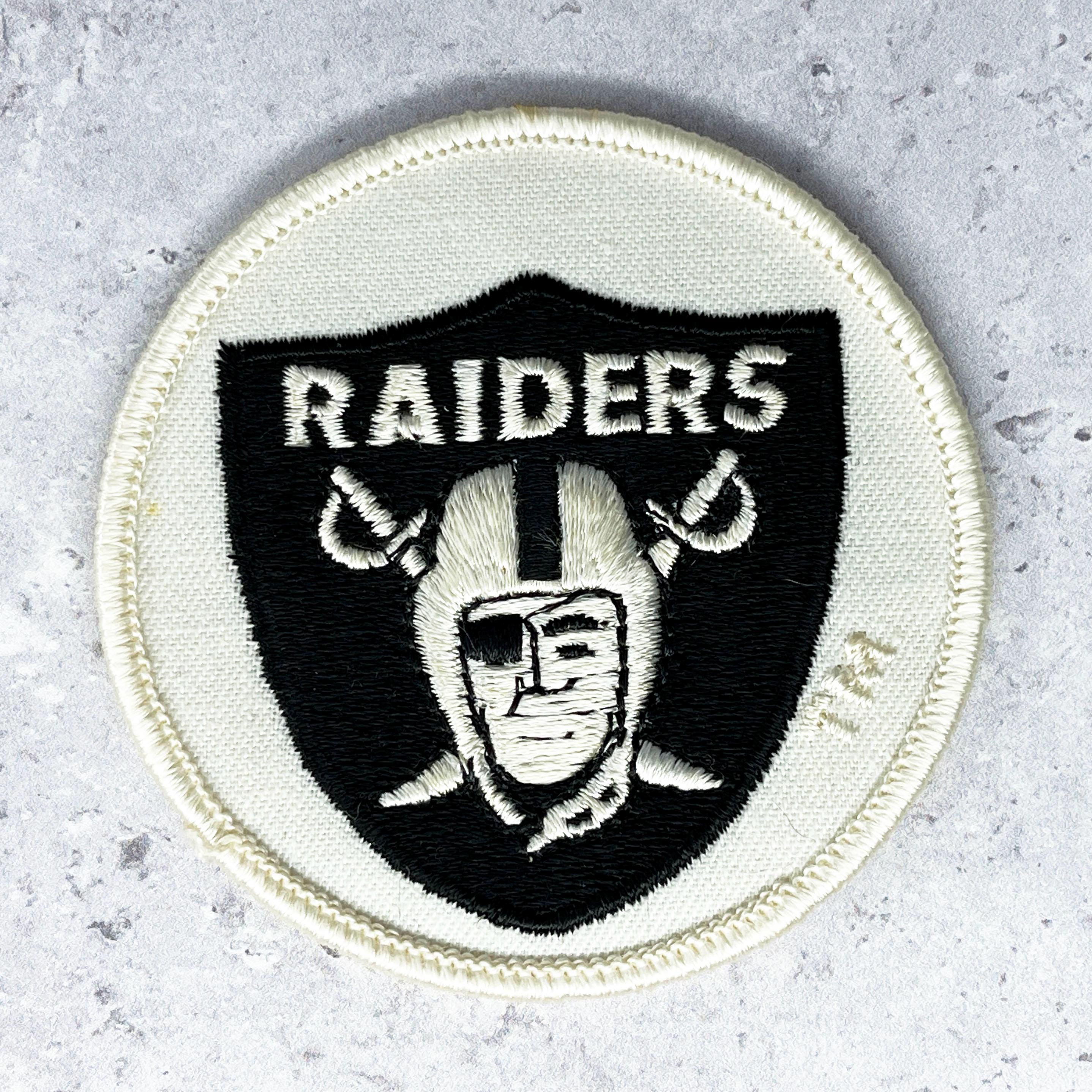 Vintage Oakland Raiders Patch • 80s NFL Logo • 3