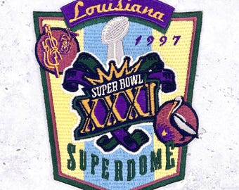 Vintage Super Bowl XXII Patch • 1988 NFL Washington Broncos 22