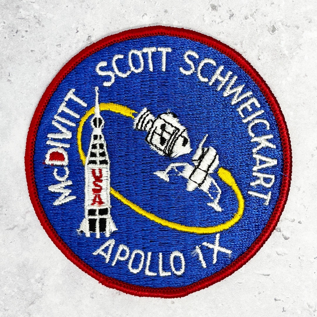 Vintage Apollo 9 Patch NASA Mission IX Astronaut 4" Diameter - Etsy