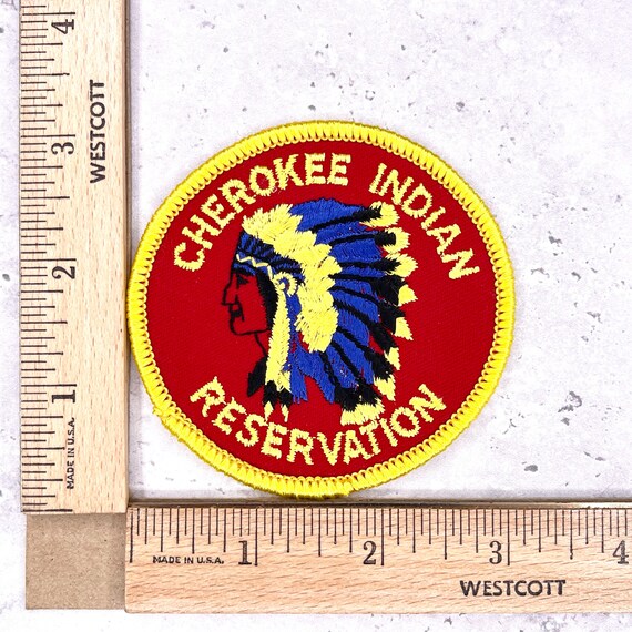 Vintage Cherokee Reservation Patch • Native Ameri… - image 3