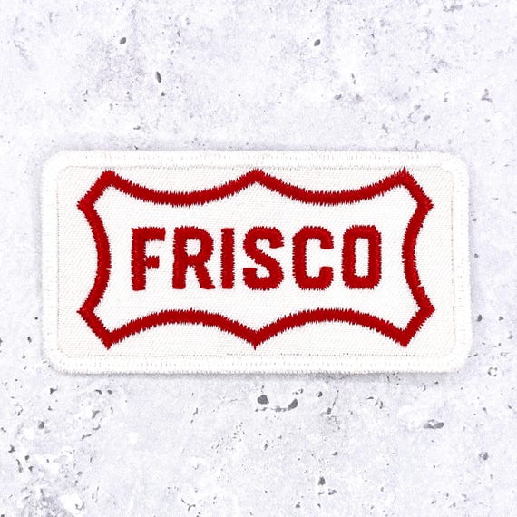 Vintage Frisco Railway Patch • St. Louis-San Francisco Train Logo • Sew-On