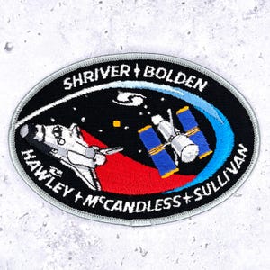 Vintage NASA STS-31 Patch • Space Shuttle Discovery • Hubble Telescope Launch NOS