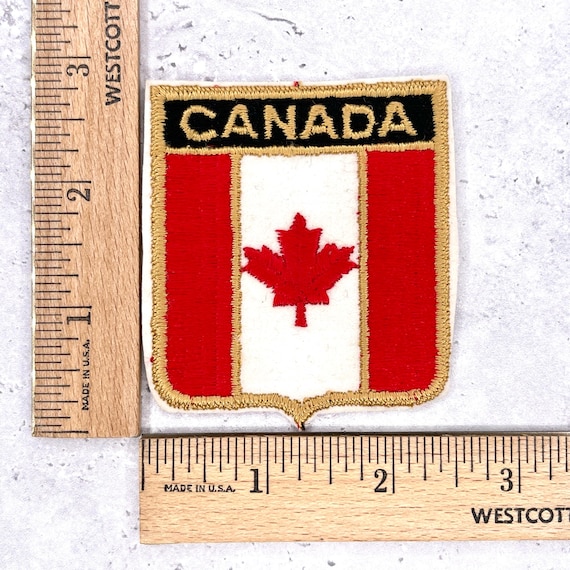 Vintage Canada Patch • Canadian Flag Maple Leaf S… - image 3