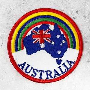 Vintage Australia Patch 80s 90s Travel Souvenir