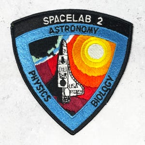 Vintage NASA Spacelab 2 Patch • 1985 STS-51-F Shuttle Mission • 4&quot; Badge