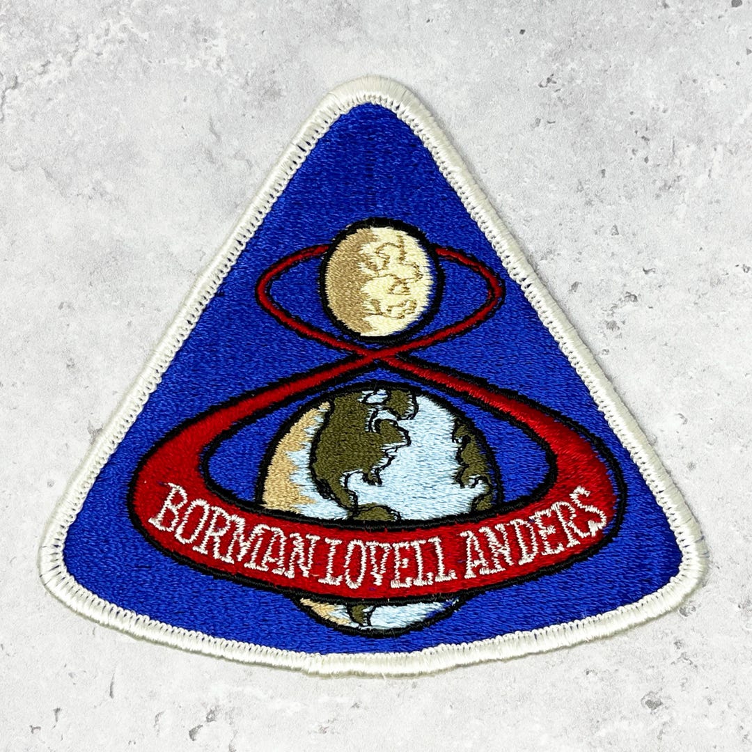 Vintage Apollo 8 Patch NASA Mission VIII Astronaut 4.5" Diameter - Etsy