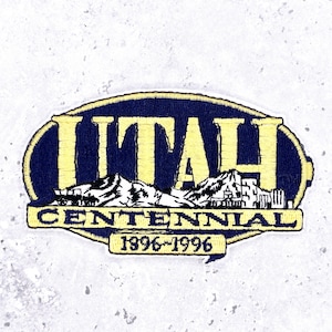 ヴィンテージ ユタ州センテニアル州パッチ 90年代 旅行土産 NOS