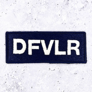 Vintage DFVLR Patch • German Aerospace Center • Iron-On NOS