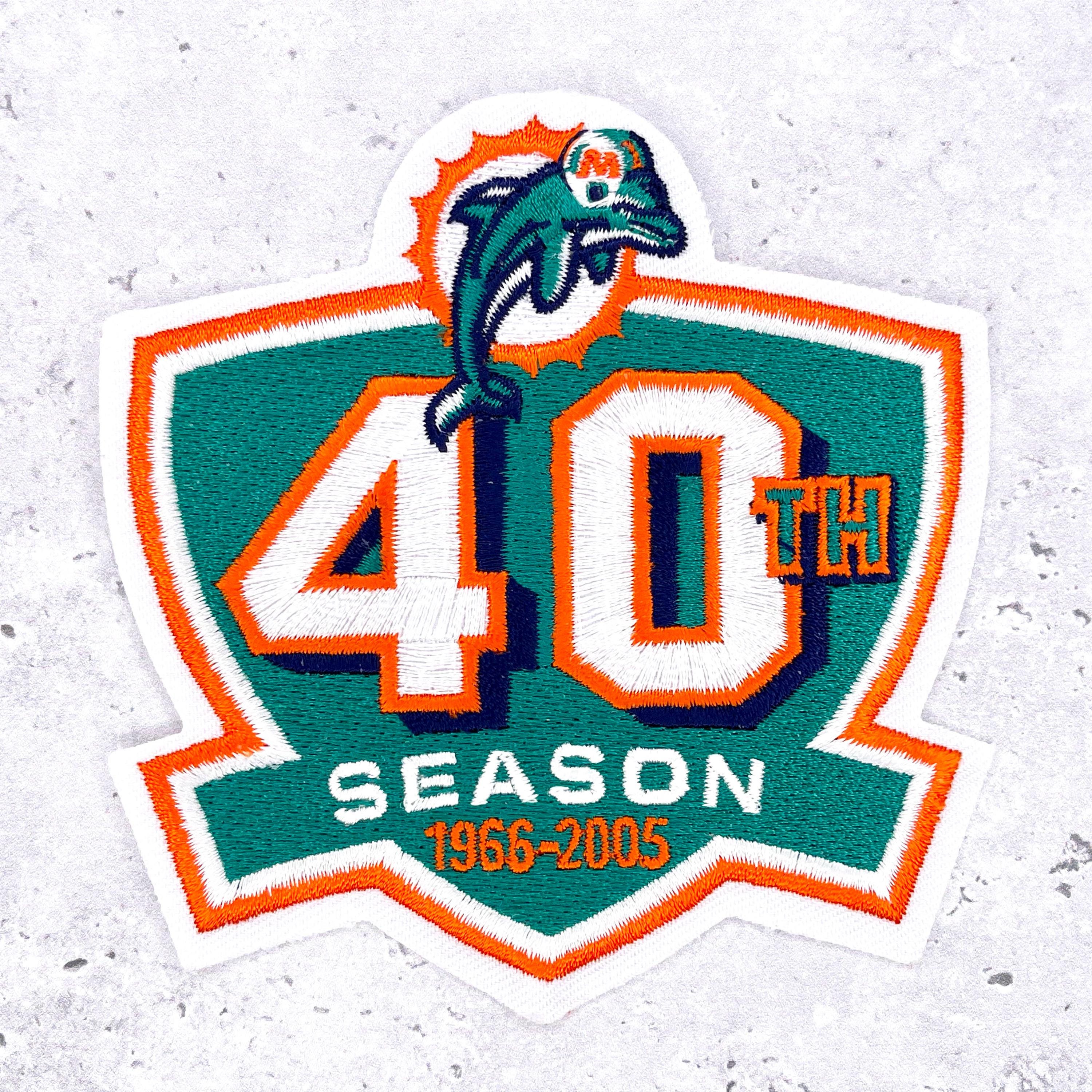 thumbnail image 2 of Miami Dolphins 7.75" Embroidered Iron-On Patch – NFL Football, US Seller 2 of 2