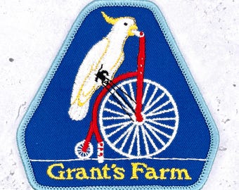 Vintage Grant’s Farm Patch • St. Louis Animal Attraction • Iron-On NOS